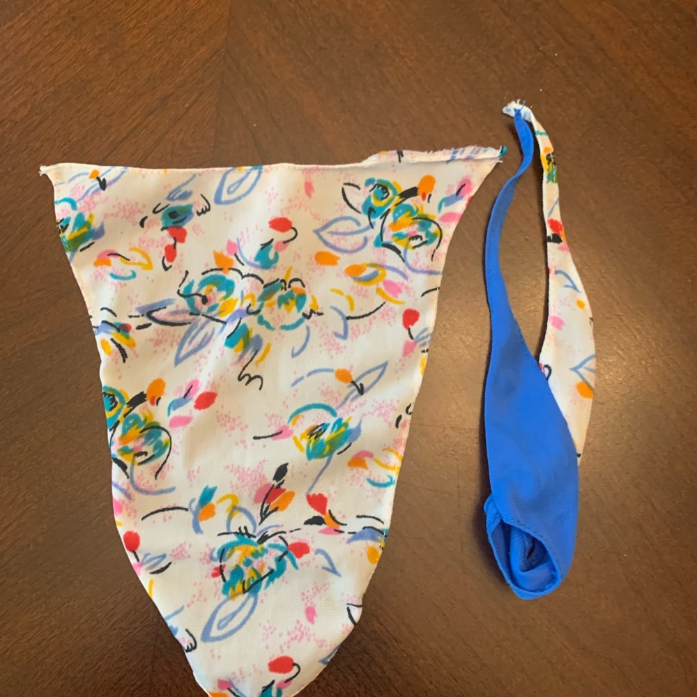 Vintage Barbie bathing suit and sarong